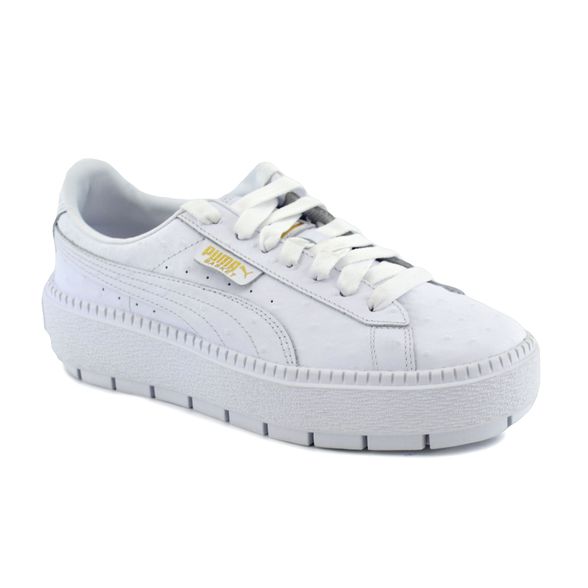 puma mujer azul/blanco ante platform zapatillas puma mujer azul/blanco ante platform zapatillas