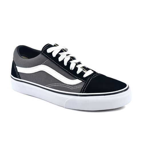 vans grises y negras vans grises y negras