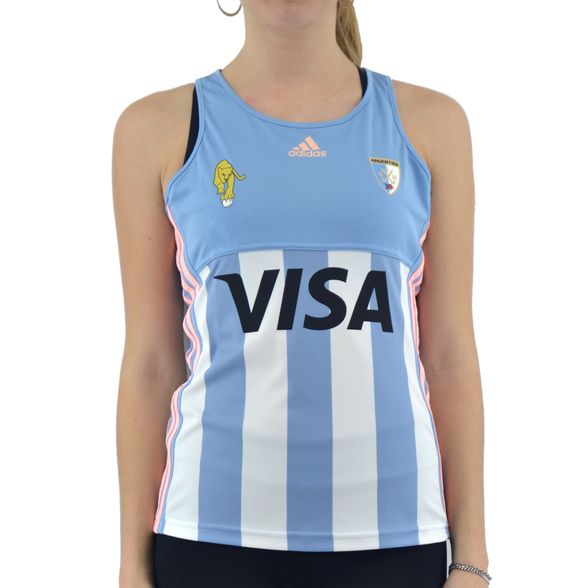 Camisetas Adidas Camiseta Adidas Mujer Leonas Jersey Hockey Celeste Ferreirasport