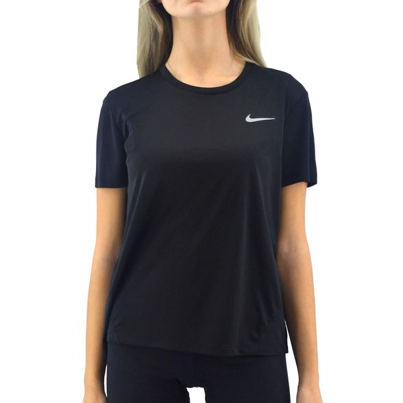 Remeras Y Musculosas Nike | Remera Nike Mujer Miler Top Ss Running Negro -  FerreiraSport