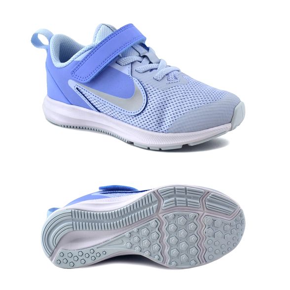 Zapatillas Nike | Zapatilla Nike Niño Downshifter 9 (Psv) Running Celeste -  FerreiraSport