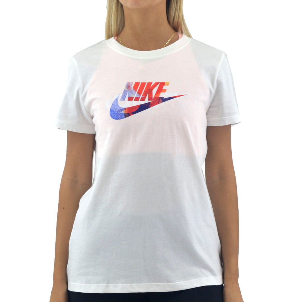 remera nike blanca mujer