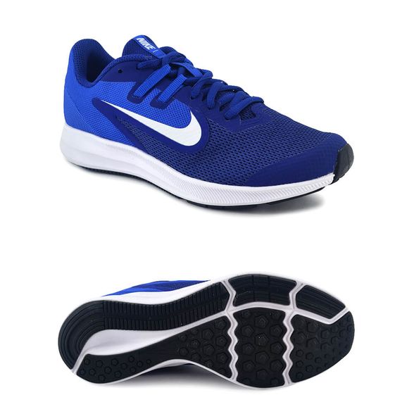 nike downshifter 9 ni?o azul