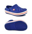 Sandalia-Crocs-Crocband-Kids-Cerulean-Blue-Naranja-Detalle