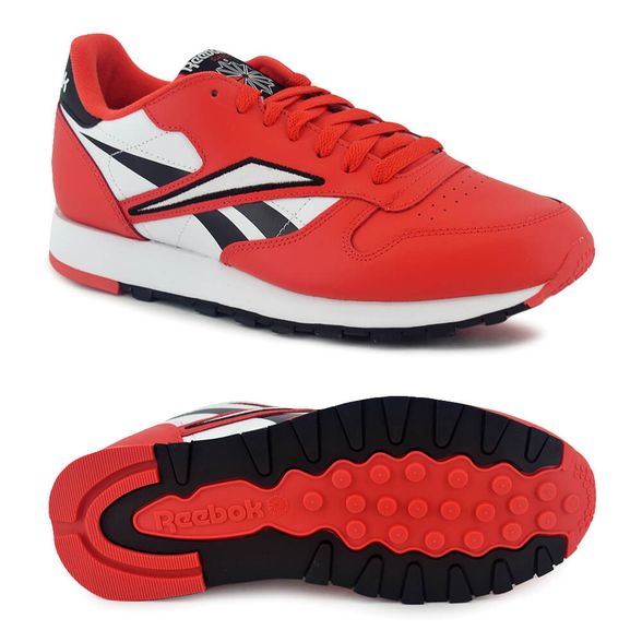 Zapatillas Reebok | Zapatilla Reebok Hombre Classic Leather Mu Rojo -  FerreiraSport