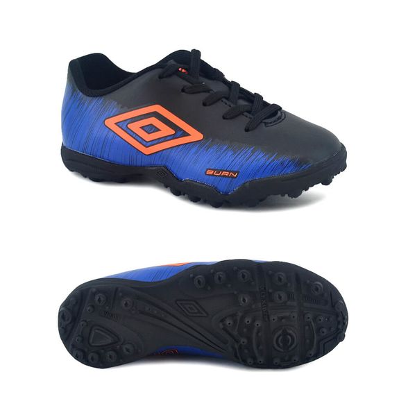 Botines Entrenamiento Umbro | Botin Umbro Niño Burn Negro/Azul -  FerreiraSport