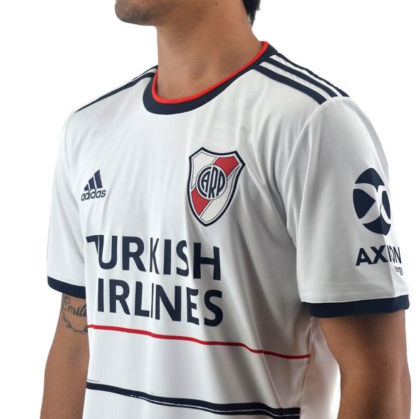 Camisetas Adidas Camiseta Adidas Hombre Oficial River Plate 3 Blanco Ferreirasport