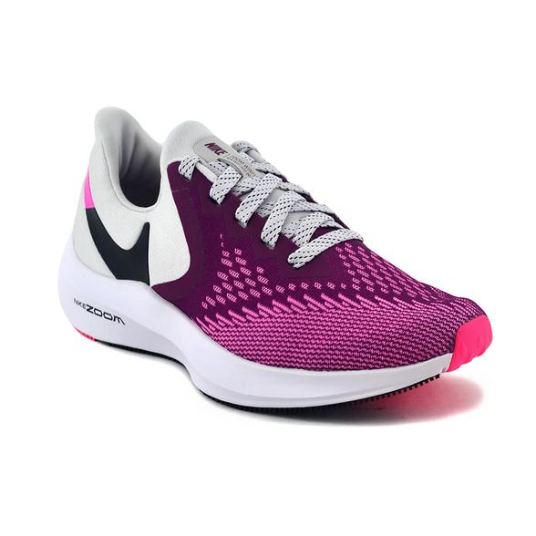 Zapatillas Nike | Zapatilla Nike Mujer Zoom Winflo 6 Running Violeta/Crudo  - FerreiraSport
