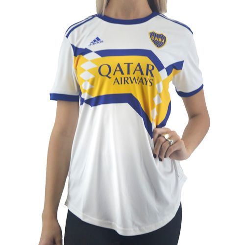 Camisetas Adidas | Camiseta Adidas Mujer Boca Away Jsy Blanco -  FerreiraSport