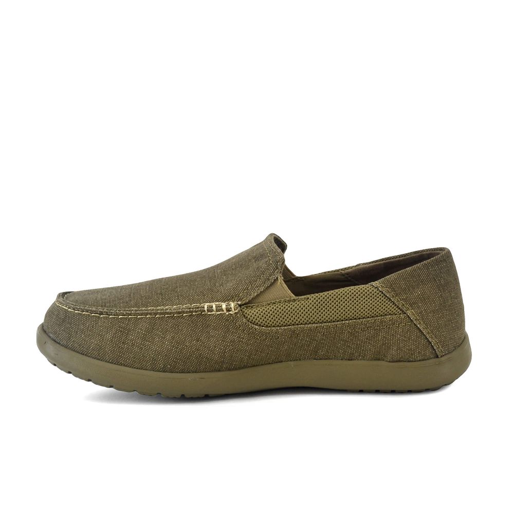 Zapatillas Crocs | Mocasin Crocs Santa Cruz Hombre 2 Luxe Khaki/Khaki ...