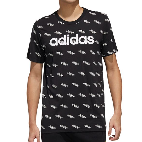 remera negra adidas