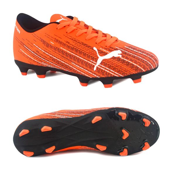 botines puma naranjas