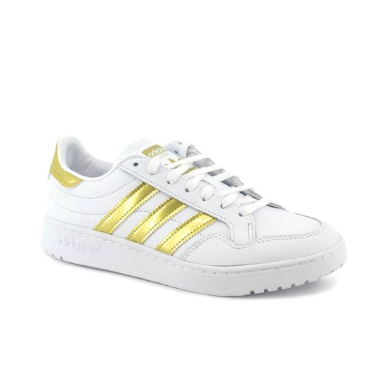 Zapatilla Adidas Mujer Team Court Blanco/Dorado - FerreiraSport مايك شور Zapatilla Adidas Mujer Team Court Blanco/Dorado - FerreiraSport مايك شور