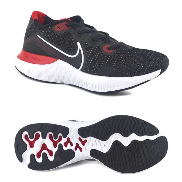 Zapatillas Nike | Zapatilla Nike Hombre Renew Run Negro/Rojo - FerreiraSport