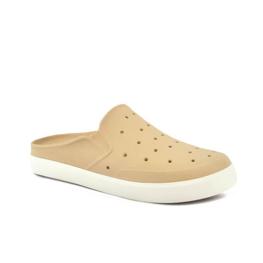 Sandalias Humms | Zueco Humms Mujer Zummba Slipper Beige Blanco - Septimo