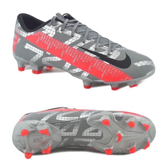 Botines Nike | Botin Nike Hombre Mercurial Vapor 13 Academy FG/MG Gris/Rojo  - FerreiraSport