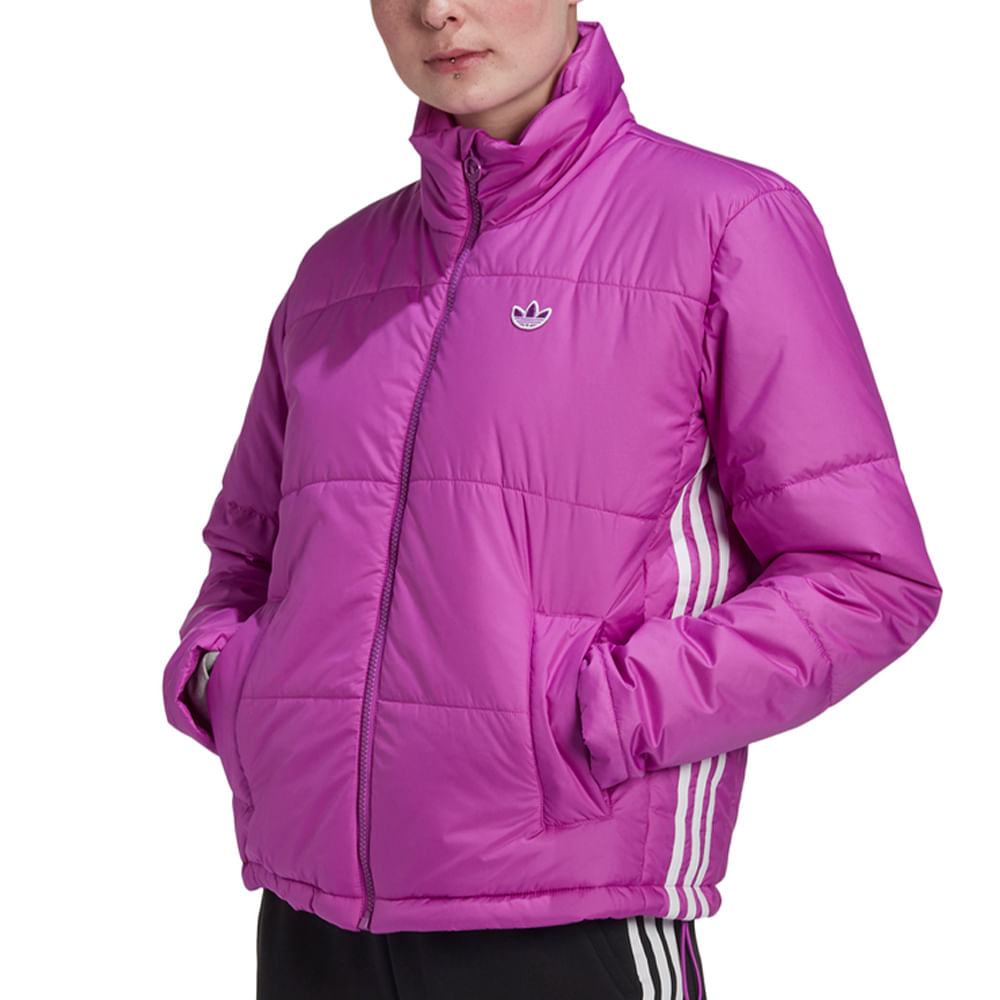 Camperas Adidas | Campera Adidas Mujer Corta Puffer Violeta - Septimo