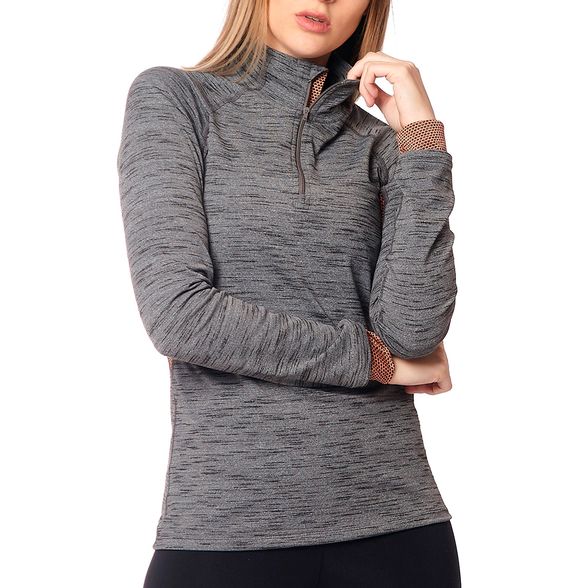 Buzos Vandalia | Buzo Vandalia Mujer Training Termico Gris - FerreiraSport