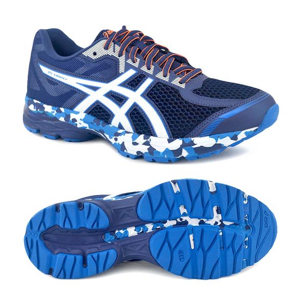 Zapatillas Asics | Zapatilla Asics Hombre Running Gel Nagoya 2 Noosa  Azul/Blanco - FerreiraSport