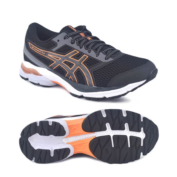 Zapatillas Asics | Zapatilla Asics Mujer Gel Shogun 3 Negro/Naranja -  FerreiraSport