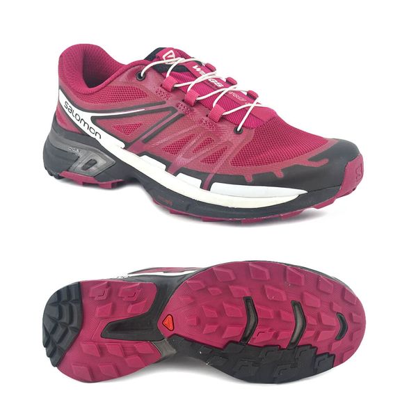Zapatillas Salomon | Zapatilla Salomon Mujer Wings Pro 2 Bordo -  FerreiraSport
