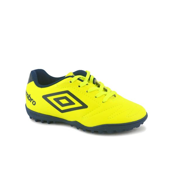 Botines Umbro | Botin Umbro Niño Futbol Class Lima/Marino - FerreiraSport