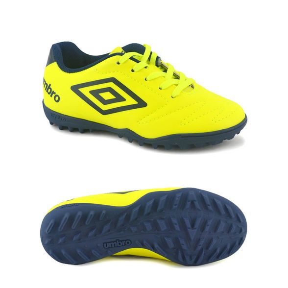 Botines Umbro | Botin Umbro Niño Futbol Class Lima/Marino - FerreiraSport
