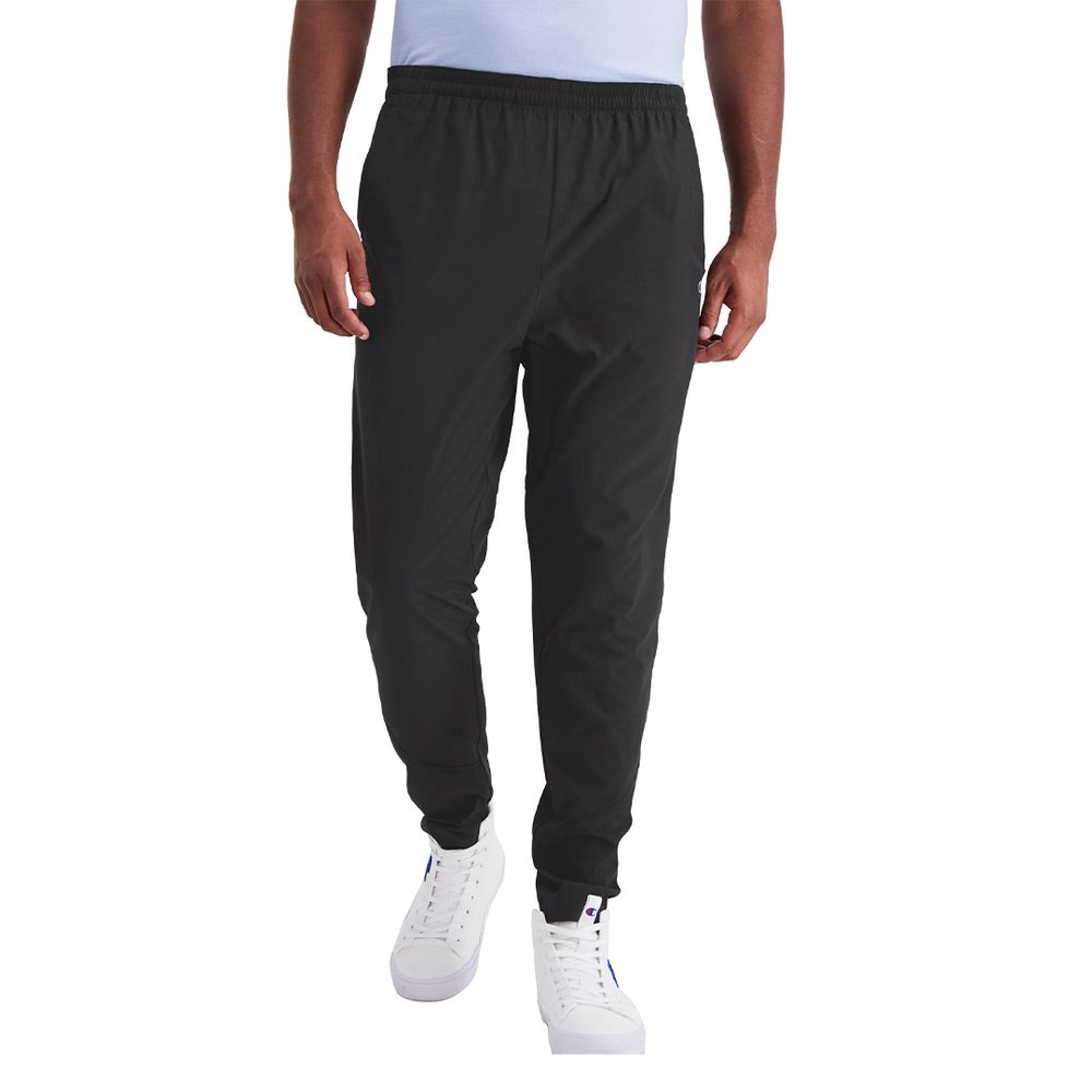 Pantalón deportivo para hombre en felpa perchada negra con bajo recto |  Freddy Official Store