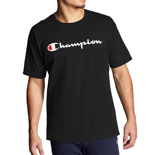 Champion Camiseta Classic Logo Hombre 