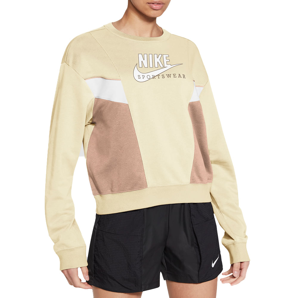 Buzos Nike | Buzo Nike Mujer Nsw Heritage Crew - Septimo